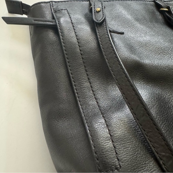 Fossil Camilla Convertible Black Leather Backpack main image 9
